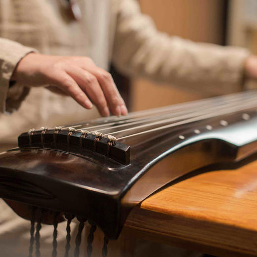 纯生漆古琴 百年老杉木老桐木收藏演奏古琴 纯手工制作七弦琴乐器【买古琴送古琴视频课程及线上社群答疑服务】 商品图1