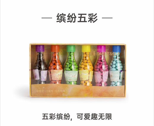 【超市】高丽堂迷你汽水瓶造型巧克力豆 商品图0