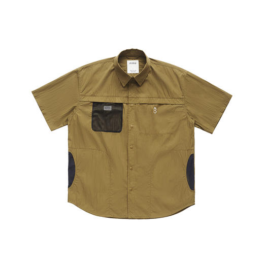 吃茶去chichaqu户外休闲四袋短袖衬衫 商品图1