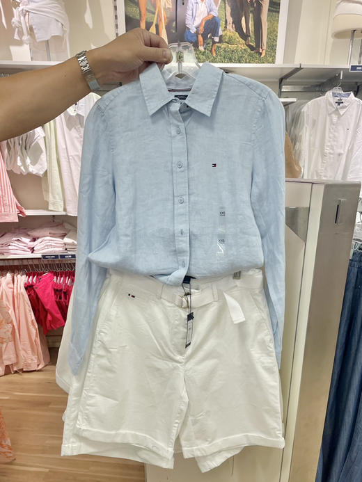 百搭单品！Tommy 女士西装短裤 配腰带 三个颜色 只要¥380直邮到手 商品图6