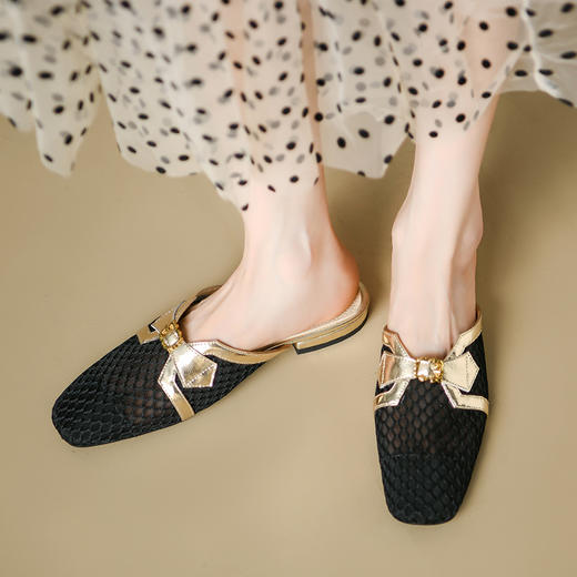 夏季新款，网面镂空拖鞋懒人拖ML-74 商品图0