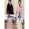 鹿向南《草莓巧克力》单双面呢粉色大衣女秋冬季毛呢外套新款 商品缩略图0