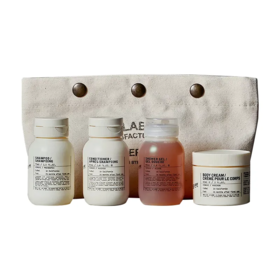 【预售 急单慎拍】Le labo洗护旅行套装 桧木沐浴露85ml+帆布手拿包