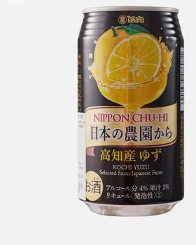 宝日本高知县产柚子加气鸡尾酒（配制酒）350ml/罐