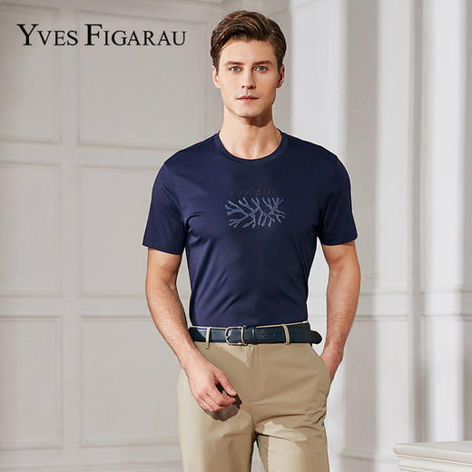 YvesFigarau伊夫·费嘉罗休闲短袖T恤936815 商品图0