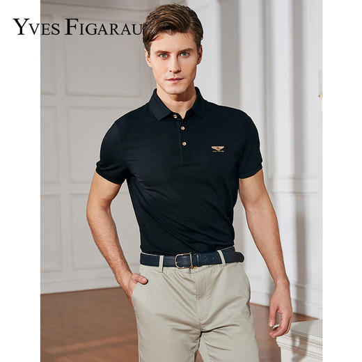 YvesFigarau伊夫·费嘉罗新品休闲短袖T恤930836 商品图0