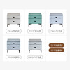 轻奢床头柜双屉大容量储物柜意式储物柜防猫爪布科技布床边柜 商品缩略图2