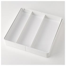 纵横可伸缩整理托盘 白色 N BRANC