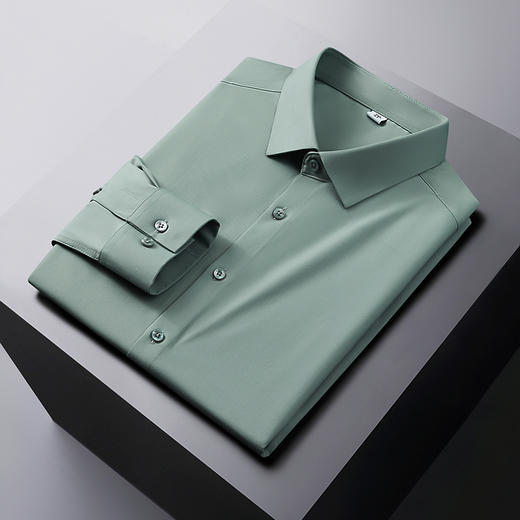 秒【新款DDP】大码三防衬衫防水防油防污加肥加大长袖衬衫大号衬衣 商品图3