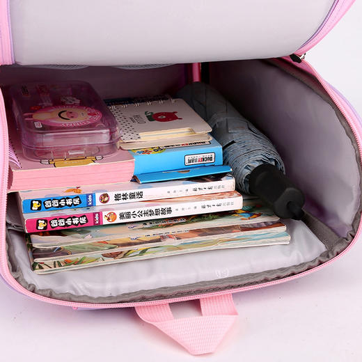 新款太空包小学生女1-3年级儿童双肩包护脊减负跨境风潮书包 商品图2