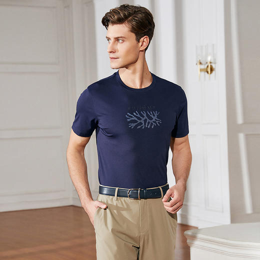 YvesFigarau伊夫·费嘉罗休闲短袖T恤936815 商品图1