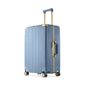城市胶囊-窄边精致铝框系列行李箱-9890K-牛仔蓝