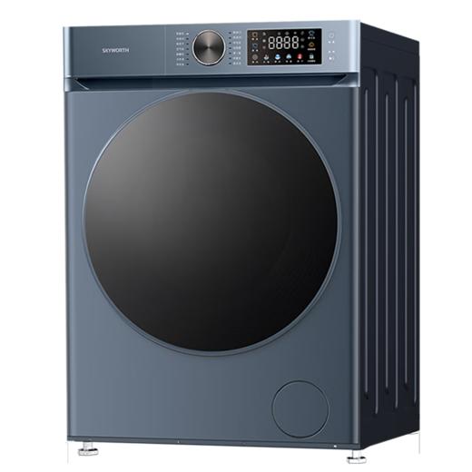 创维洗衣机F1055RDH云锦蓝DD直驱变频电机三维防护微蒸空气洗时尚彩屏触控 商品图2