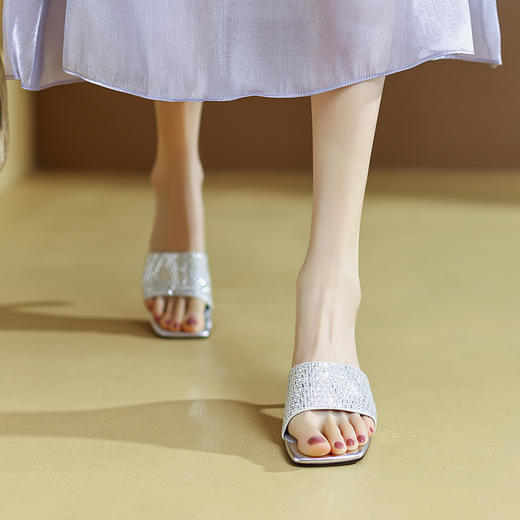 优雅个性，里外全皮名媛爆款凉拖DB-M5302 商品图1