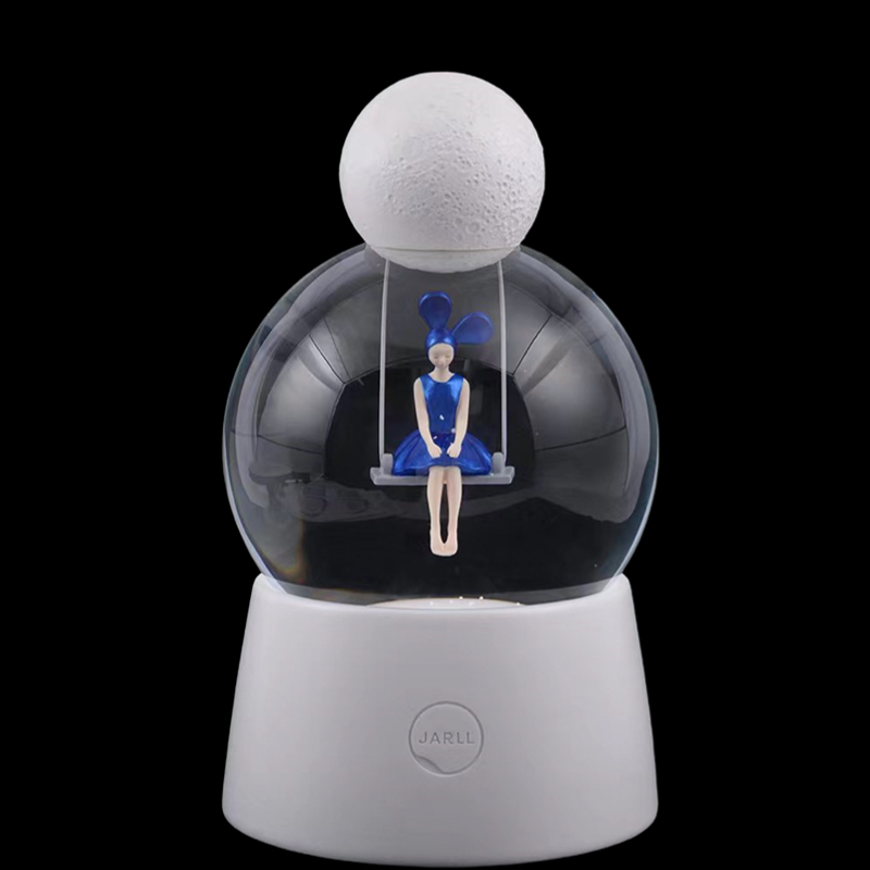 《白月光》然女孩小夜灯