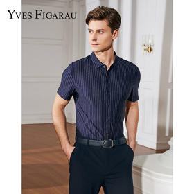 YvesFigarau伊夫·费嘉罗新品休闲短袖衬衫932410