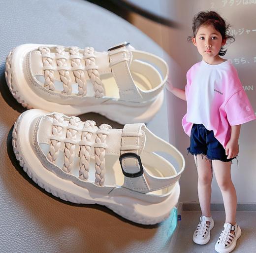 【儿童凉鞋】夏季小女孩洋气公主鞋中大童软底包头儿童鞋子 商品图0