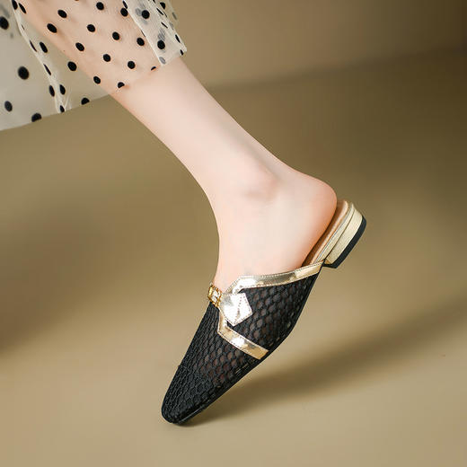 夏季新款，网面镂空拖鞋懒人拖ML-74 商品图2