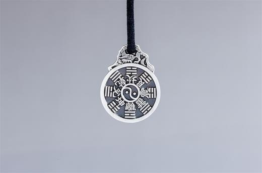 矩德泉坊 纯银手作   山鬼龙首挂花（2.2厘米版）704 商品图1