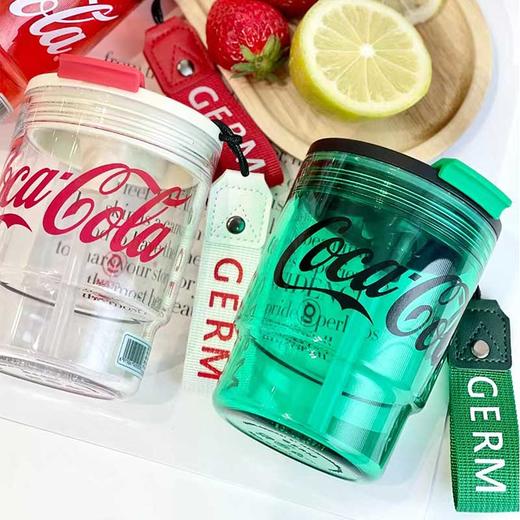 GE-CK23SS-S24-1 可口可乐联名款竹简水杯（冰透白） 商品图3