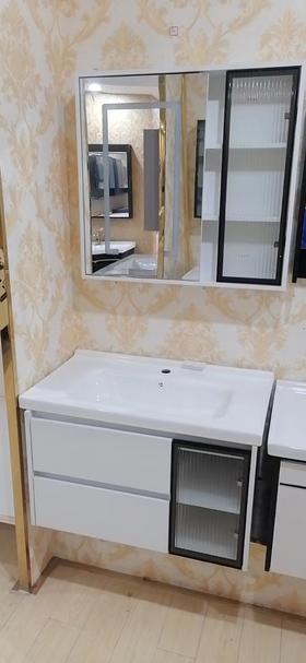 浴室柜 269-80 白 三包装 配808陶瓷盆