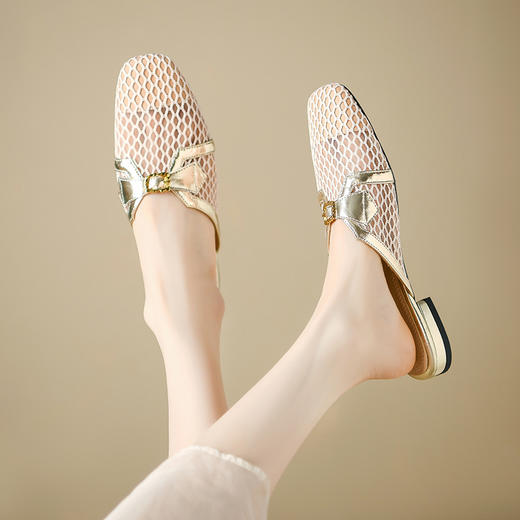 夏季新款，网面镂空拖鞋懒人拖ML-74 商品图7