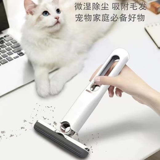 轻巧便携，桌面旋转，让家务更加方便。这款迷你小拖把采用塑料材质，让你解放双手，免手洗拖把，不再烦恼清洁卫生问题。适用于厨房、卫生间等多种场合，让清洁变得更加简单快捷！ 商品图0