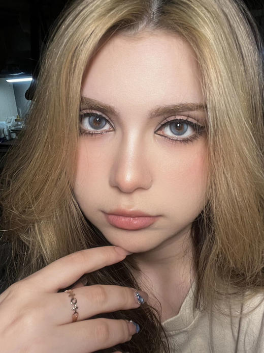 gumihocon 半年抛 蓝眼泪 直径14.2mm着色13.4mm 商品图0