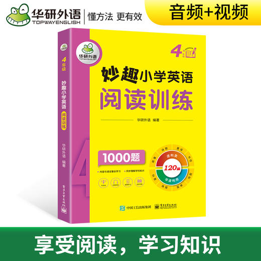 2024春 妙趣小学英语四年级 阅读训练1000题 全国通用版同步4年级教材理解拓展学科知识 华研外语一二三四五六123456年级剑桥KET/PET/托福系列 商品图3