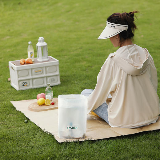 FaSoLa 户外一次性车载垃圾袋自立式清洁袋一次性垃圾桶袋子防尘袋水袋 商品图2