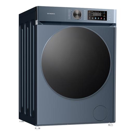 创维洗衣机F1055RDH云锦蓝DD直驱变频电机三维防护微蒸空气洗时尚彩屏触控 商品图1