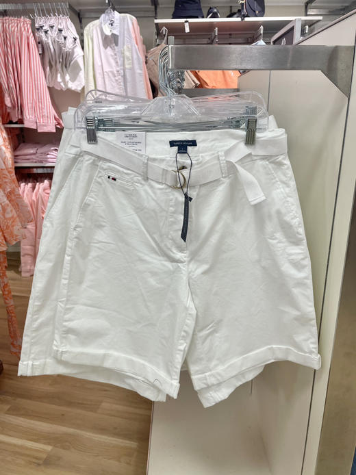 百搭单品！Tommy 女士西装短裤 配腰带 三个颜色 只要¥380直邮到手 商品图4