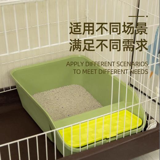 猫砂盆超大号非全封闭式幼猫小号猫砂盆猫厕所猫沙盆防臭溅猫屎盆 商品图3