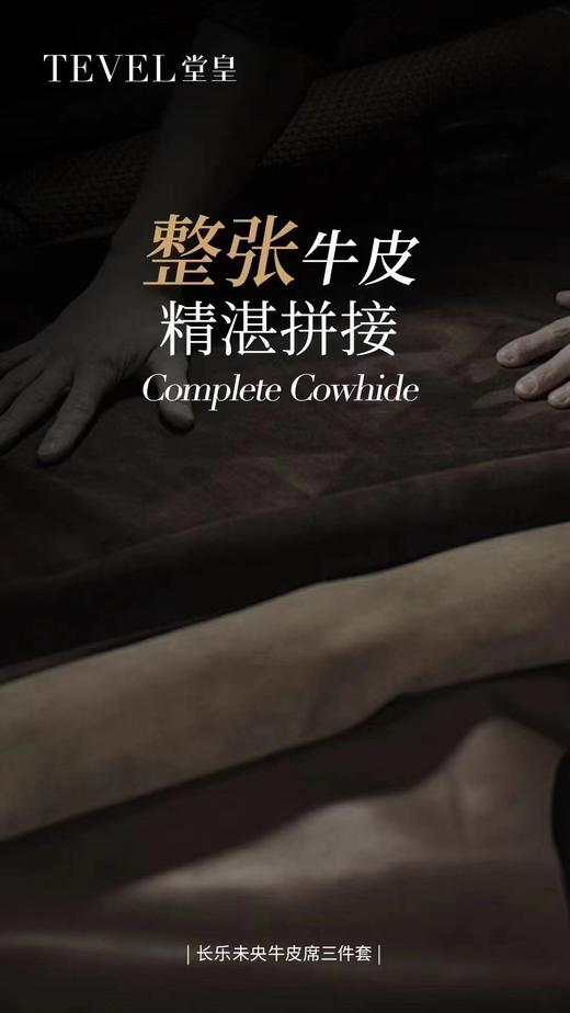 6F【堂皇】 长乐未央牛皮席三件套 商品图6