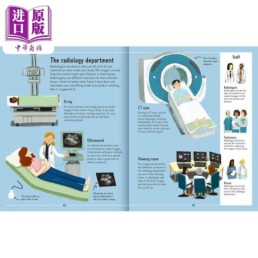 【中商原版】The Hospital: The Inside Story 场景故事：医院 英文原版进口图书 儿童绘本故事图画书 精装精品童书 生活百科 商品图4