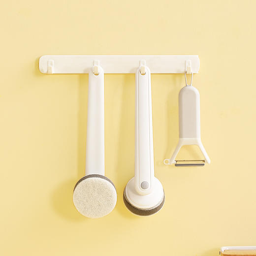 FaSoLa 长柄海棉百洁布清洁刷不粘锅刷家务刷碗碟刷厨房洗锅刷 商品图11