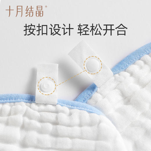 婴儿拍嗝巾防吐奶口水巾新生宝宝围嘴柔软纱布垫肩巾 商品图3