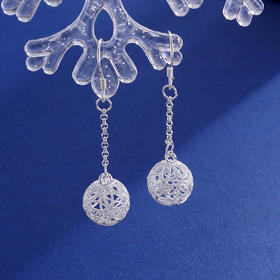 子佩集S990银【浮云端】耳环【MXEH001】2306