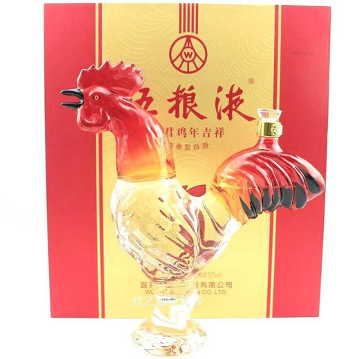 【十二生肖】五粮液股份 祝君鸡年吉祥 浓香型 52度 500ml 商品图2