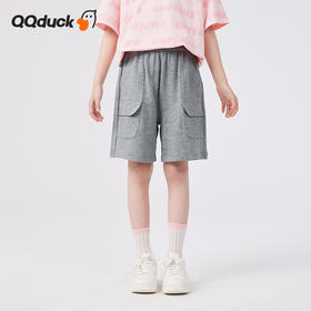 【120-160】儿童夏款休闲时髦五分短裤裤子QQduck可可鸭