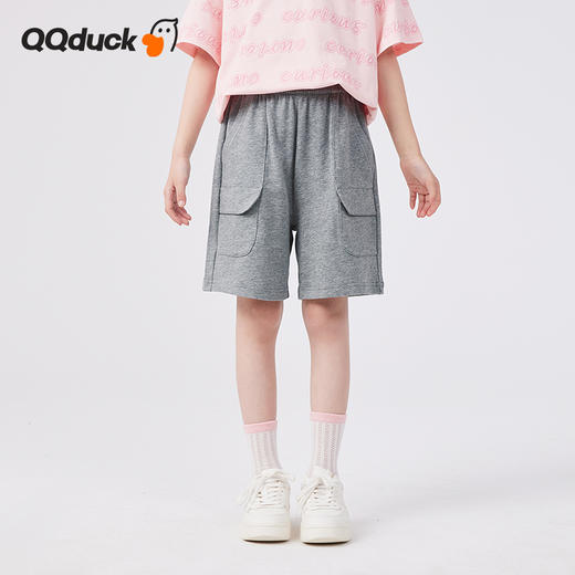 【120-160】儿童夏款休闲时髦五分短裤裤子QQduck可可鸭 商品图0