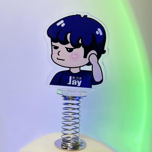 周杰伦卡通网红车载办公室学生桌面创意可爱摆件生日礼物汽车摆件 商品图2