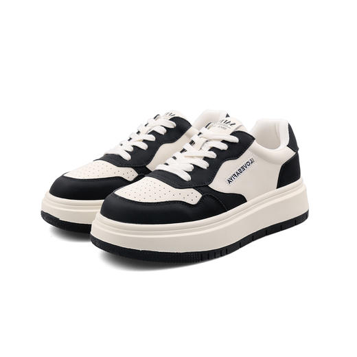 Safiya/索菲娅2023秋季新品新潮街头拼色厚底运动百搭休闲板鞋 SF33112067 商品图2