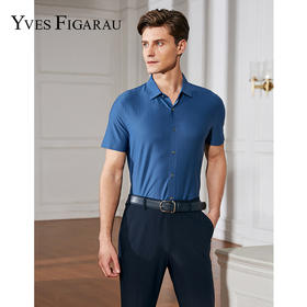 YvesFigarau伊夫·费嘉罗新品休闲短袖衬衫932418