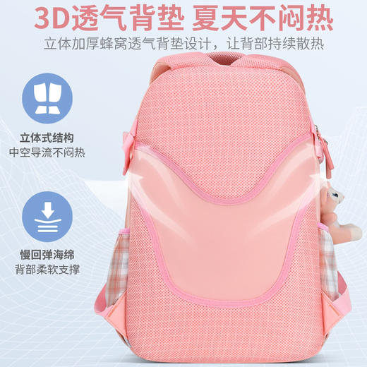 小学生书包三到六年级儿童背包女孩新款潮轻便减负护脊双肩包 商品图1