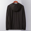 【多色可选】罗蒙男士外套纯色经典舒适轻薄透气休闲百搭连帽开衫男 商品缩略图6