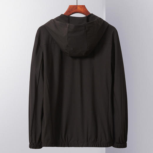 【多色可选】罗蒙男士外套纯色经典舒适轻薄透气休闲百搭连帽开衫男 商品图6