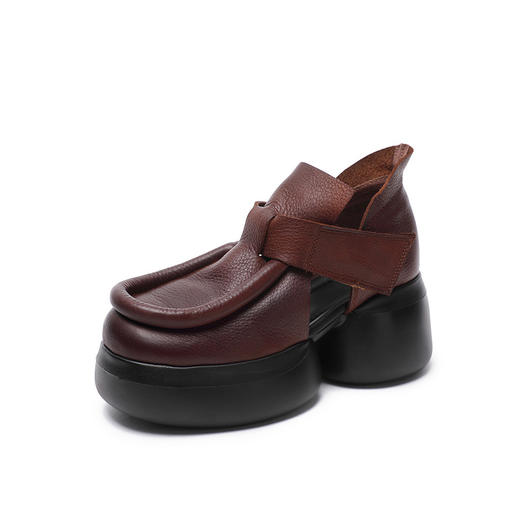 新款春夏厚底凉鞋女，复古民族风厚底轻便舒适包头罗马女凉鞋BC-2038-18 商品图5