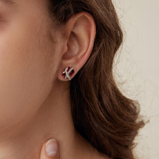 ARSIS 丨 纯真年代系列 编织方糖耳钉 商品图9