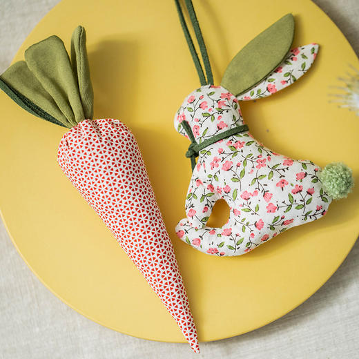 阳春小镇 小兔子香包衣柜持久香气薄荷艾草薰衣草除味香囊 商品图1